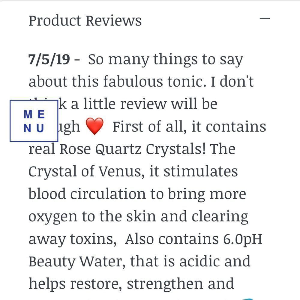 Anti-Aging Cooling Face Mist with Rose Quartz 6.0ph Japanese Beauty Water - Picture 9 of 13